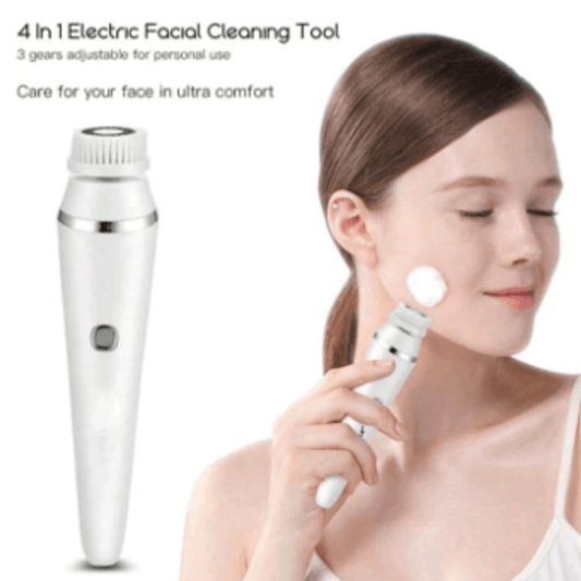 4-In-1 Rechargeable Electric Facial Cleansing Brush