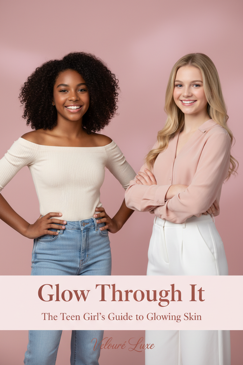 Glow Through It — I-Ebook Yokukhathaza Isikhumba Yeentombi Ezincinci deur Velouré Luxe