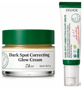 Dark Spot Correcting Glow Cream and Glow Serum by Velouré Luxe