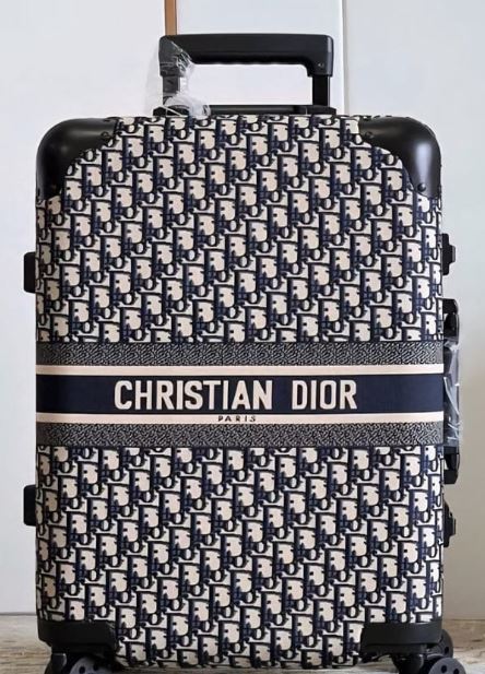 C Dior Travel Suitcase 
