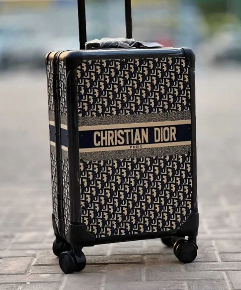 C Dior Travel Suitcase 