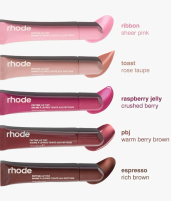 Rhode Cosmetics 4 Pack Combo - Peptide Lip Tint