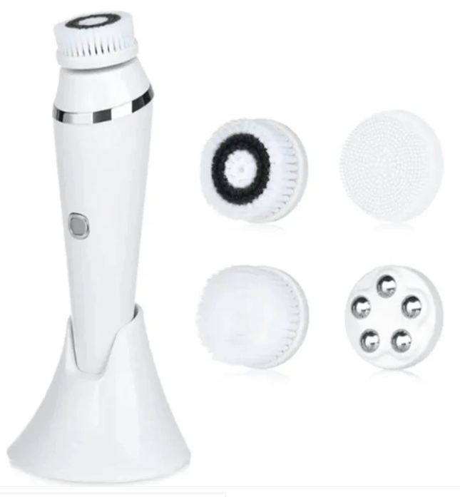 4-In-1 Rechargeable Electric Facial Cleansing Brush