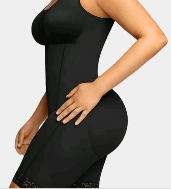 1PC Colombian Full Body Support Shapewear — Black
