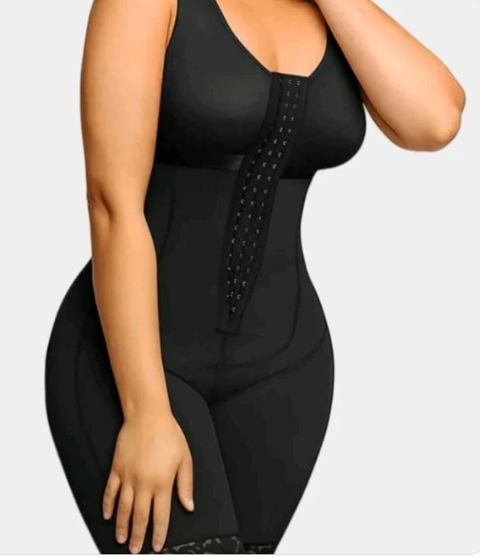 1PC Colombian Full Body Support Shapewear — Black