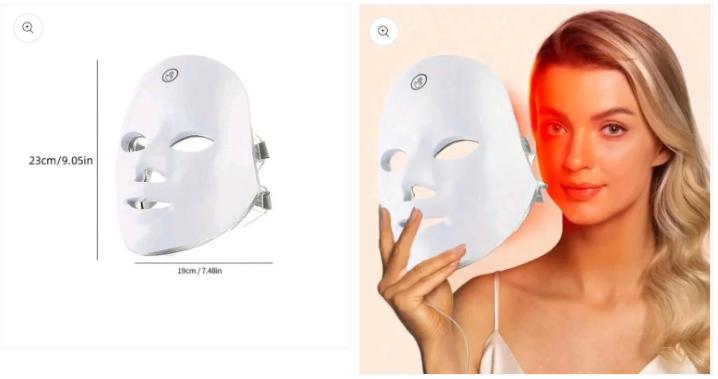 SUNPINT Portable 7-Color LED Face Mask