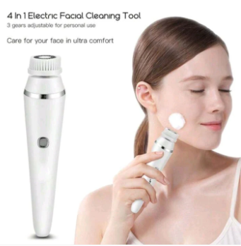 4-In-1 Rechargeable Electric Facial Cleansing Brush