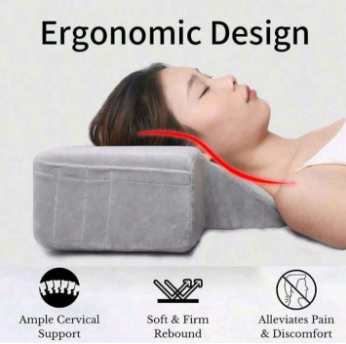 Eyelash Extension Velvet Memory Foam Pillow